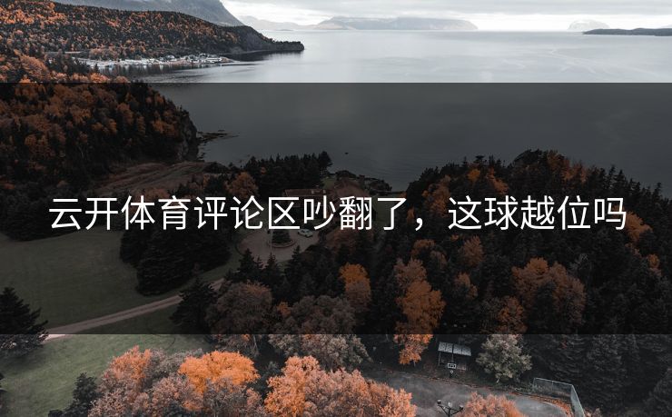 云开体育评论区吵翻了,这球越位吗 云开体育评论区吵翻了,这球越位吗