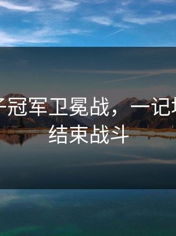 UFC女子冠军卫冕战，一记地面砸击结束战斗